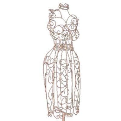 ivory wire dress form